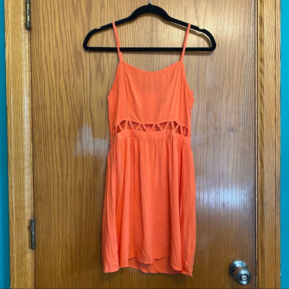 Summer Peach Dress